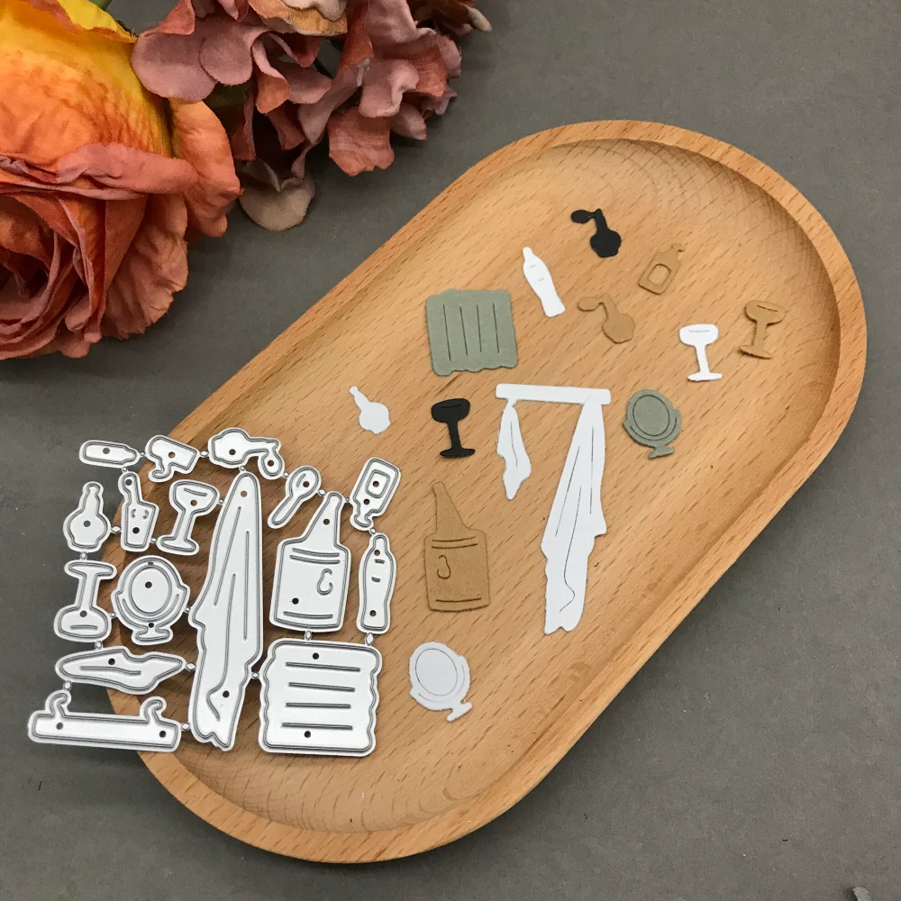 1pcs metal cutting dies cut die mold Perfume set Scrapbook paper craft blade punch stencils dies
1pcs metal cutting dies cut die mold Perfume set Scrapbook paper craft blade punch stencils dies