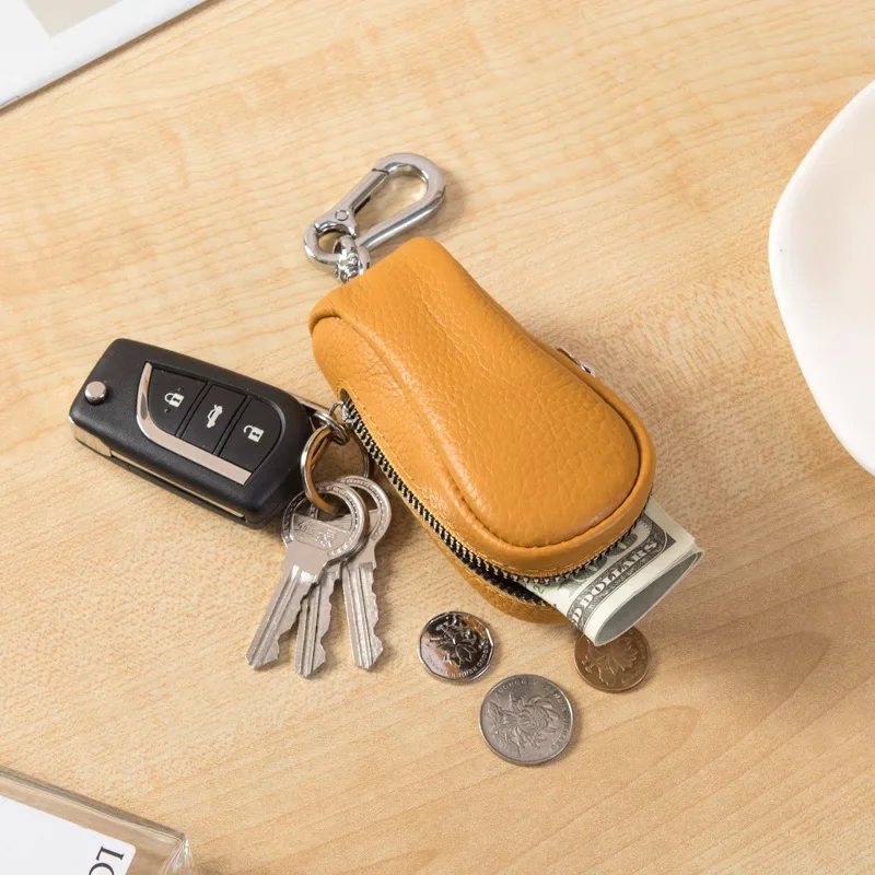 Leather Simple Key Bag Men Waist Hanging Home Car Key Chain PU Large Capacity Portable Ladies General Storage Purse Coin Pouch
Leather Simple Key Bag Men Waist Hanging Home Car Key Chain PU Large Capacity Portable Ladies General Storage Purse Coin Pouch