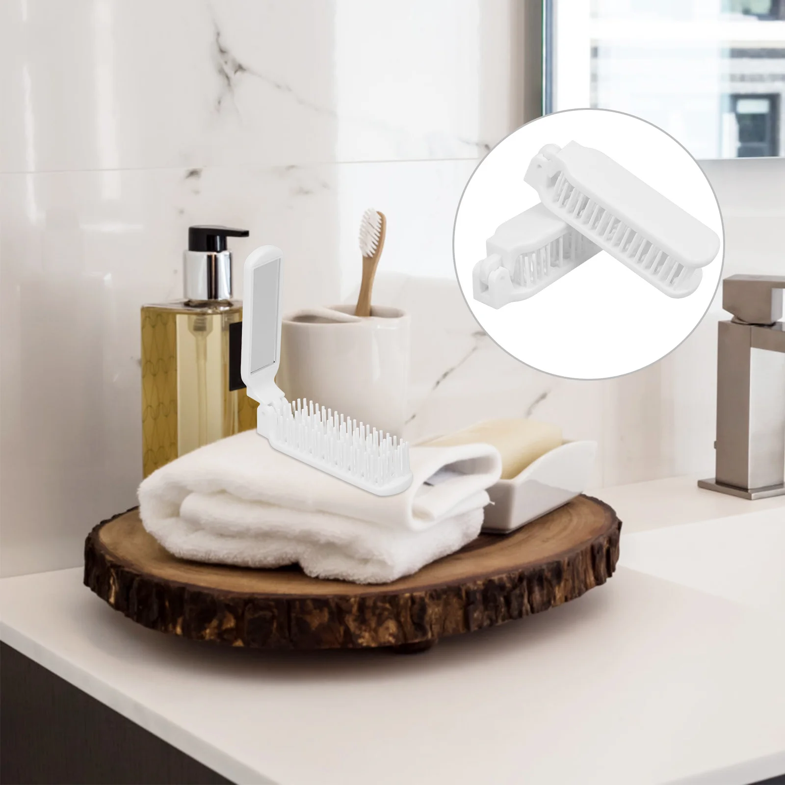 2 шт. складная расческа для волос, компактная зеркальная щетка, портативный стильный аксессуар для мужчин и женщин, все типы волос, расческа для путешествий и путешествий
2 шт. складная расческа для волос, компактная зеркальная щетка, портативный стильный аксессуар для мужчин и женщин, все типы волос, расческа для путешествий и путешествий