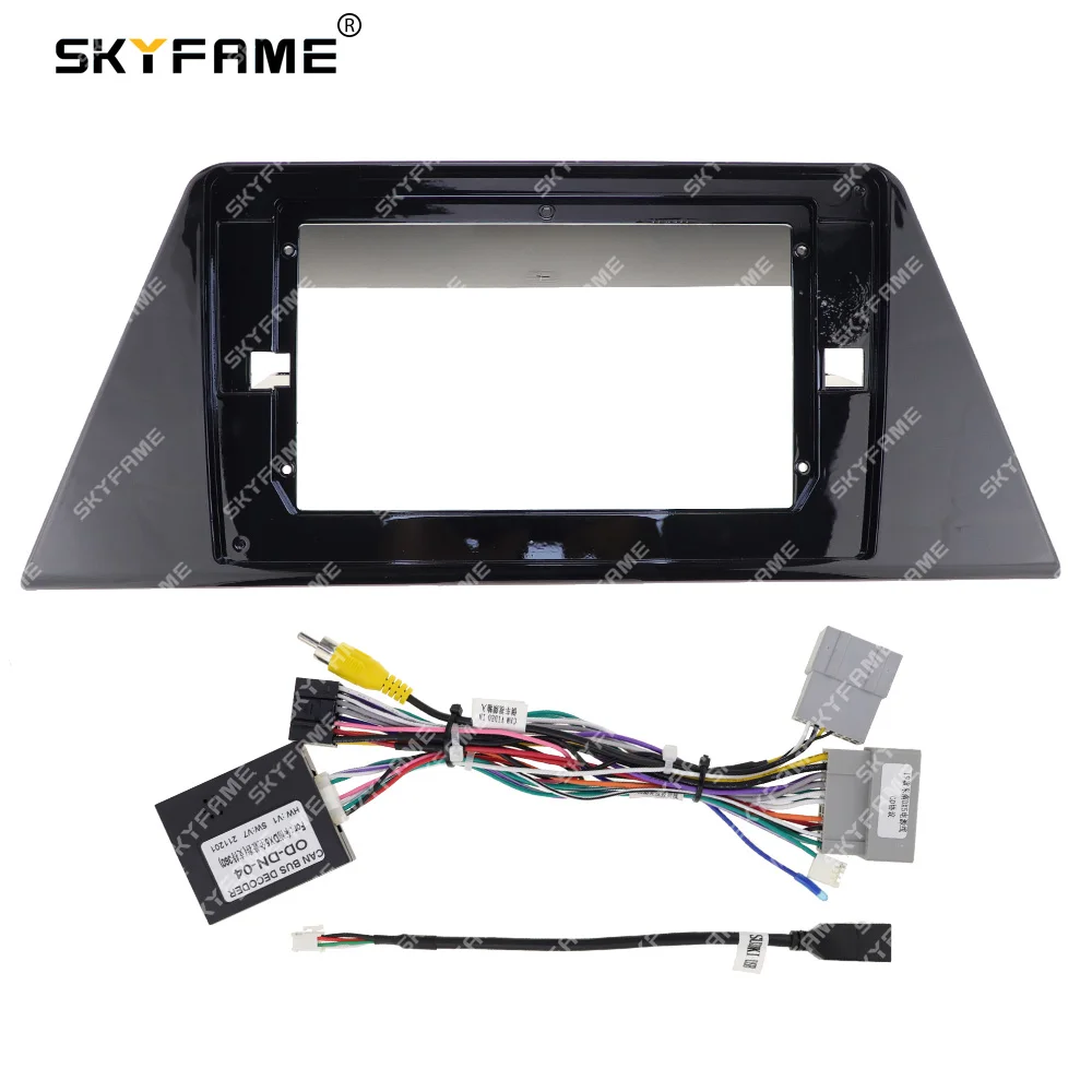 SKYFAME Автомобильная рамка, адаптер Canbus Box Decoder Android радио приборная, комплект панелей для Dongnan Souast DX5
SKYFAME Автомобильная рамка, адаптер Canbus Box Decoder Android радио приборная, комплект панелей для Dongnan Souast DX5