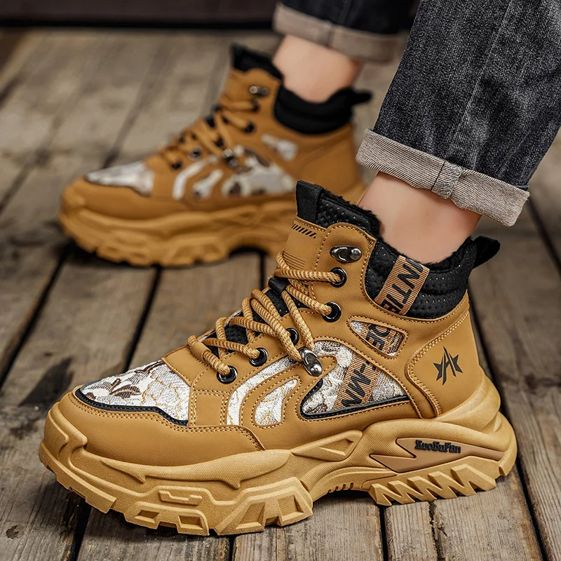 2025 new thick soled casual sports trend versatile casual fashion winter warm high top cotton shoes men's shoes
2025 new thick soled casual sports trend versatile casual fashion winter warm high top cotton shoes men's shoes