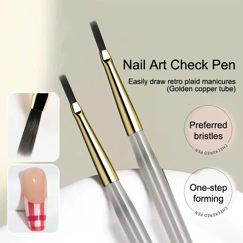 Nail Art Brush Multifunctional Stripe Liner Brushes Modeling Water Ripple DIY Design Hard Bristle Brush Nail Art Tools
Nail Art Brush Multifunctional Stripe Liner Brushes Modeling Water Ripple DIY Design Hard Bristle Brush Nail Art Tools