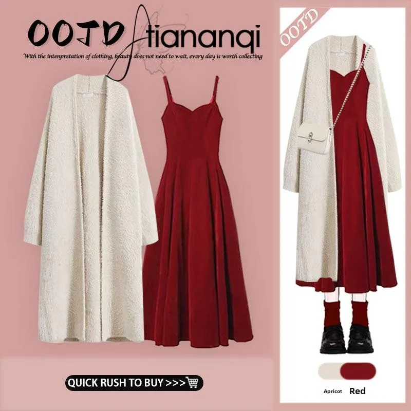 Soft Long Knitted Open Cardigan Women's Autumn Winter Dr Set with Strap Sweater Outerwear Comfortable Lazy Sle Faion
Soft Long Knitted Open Cardigan Women's Autumn Winter Dr Set with Strap Sweater Outerwear Comfortable Lazy Sle Faion