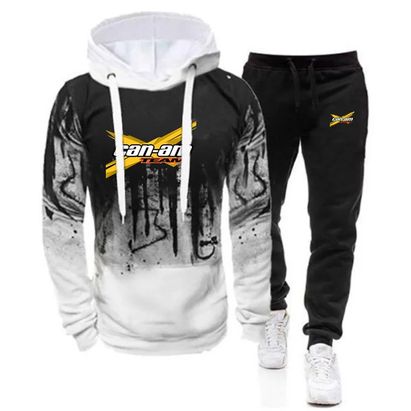 CAN-AM BRP 2023 Men New Tracksuit Printing Gradient Color Hoodies Cotton Harajuku Hooded Tops + Pants Casual Man Sweatpant Sets
CAN-AM BRP 2023 Men New Tracksuit Printing Gradient Color Hoodies Cotton Harajuku Hooded Tops + Pants Casual Man Sweatpant Sets