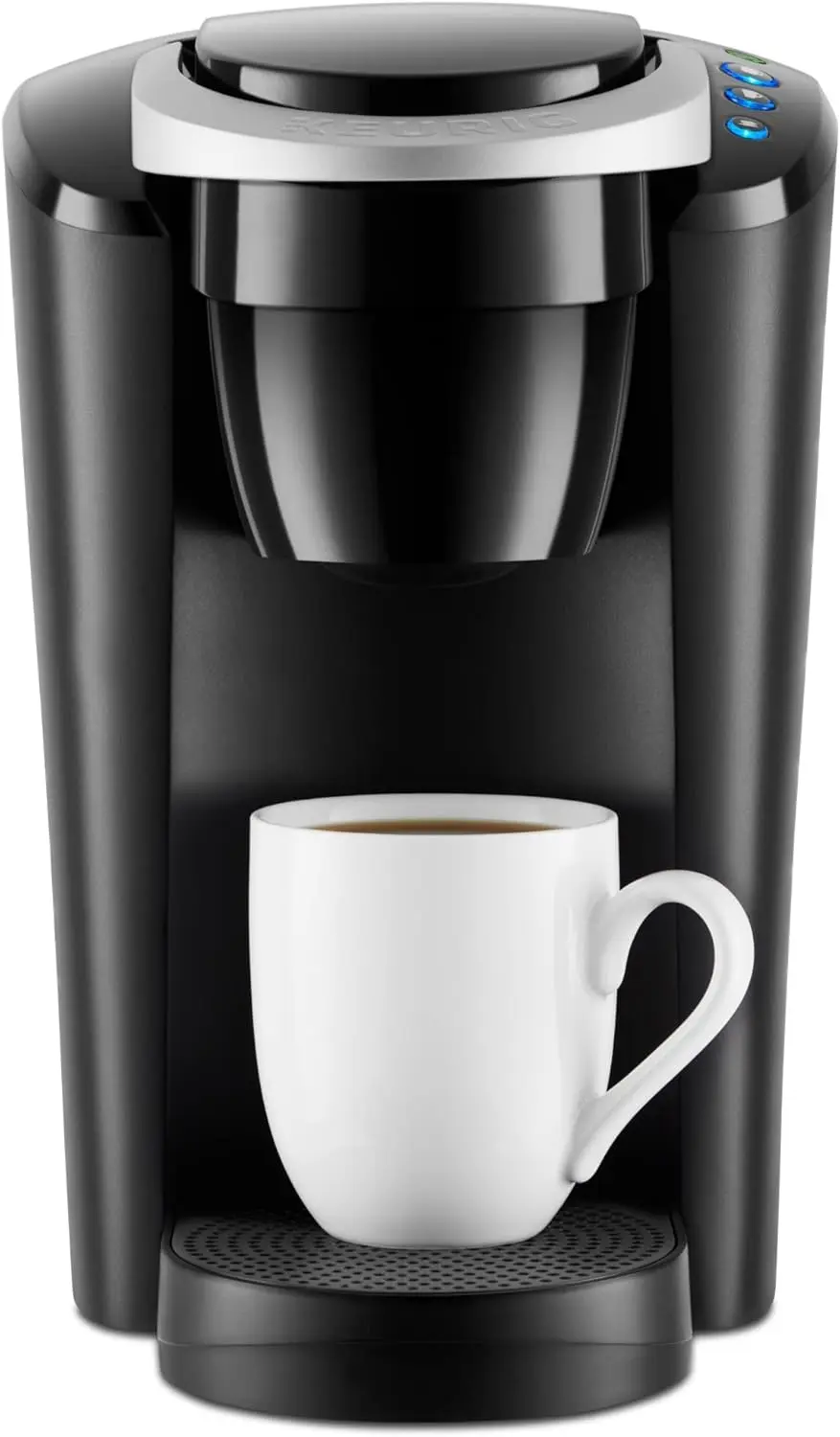 Compact Single-Serve Coffee Maker with 3 Brew Sizes, Smart Start, Removable Reservoir, Black
Compact Single-Serve Coffee Maker with 3 Brew Sizes, Smart Start, Removable Reservoir, Black