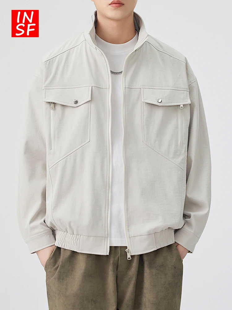 American Sle Heavyweight Jaet Men's Autumn Winter Military een Casual Commute Youth Outerwear Pure Color Versatile
American Sle Heavyweight Jaet Men's Autumn Winter Military een Casual Commute Youth Outerwear Pure Color Versatile