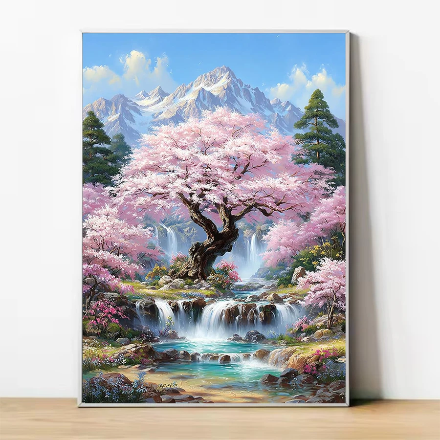 Diamond Painting Kit Mountain Waterfalls Tree of Life Scenery Diamond Cross Stitch Embroidery Mosaic Painting Adult Home Decor
Diamond Painting Kit Mountain Waterfalls Tree of Life Scenery Diamond Cross Stitch Embroidery Mosaic Painting Adult Home Decor