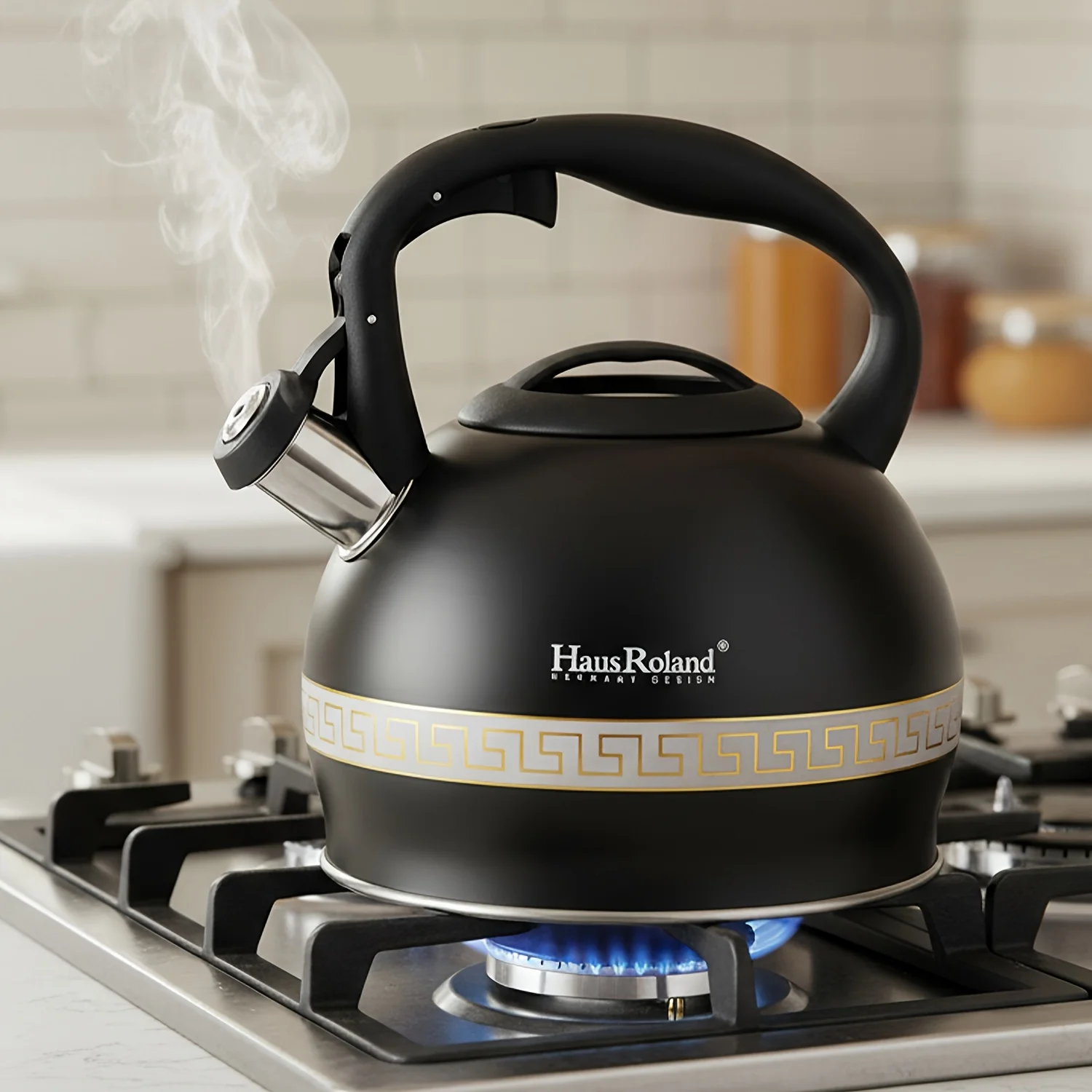 Thickened stainless steel whistle kettle, suitable for boiling water and tea, compatible with gas stoves and induction cookers
Thickened stainless steel whistle kettle, suitable for boiling water and tea, compatible with gas stoves and induction cookers