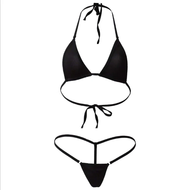 6 Colors Sexy Thong G-string Mini Top Bra Women's Bikini Set Beach Style Swimsuit New
6 Colors Sexy Thong G-string Mini Top Bra Women's Bikini Set Beach Style Swimsuit New