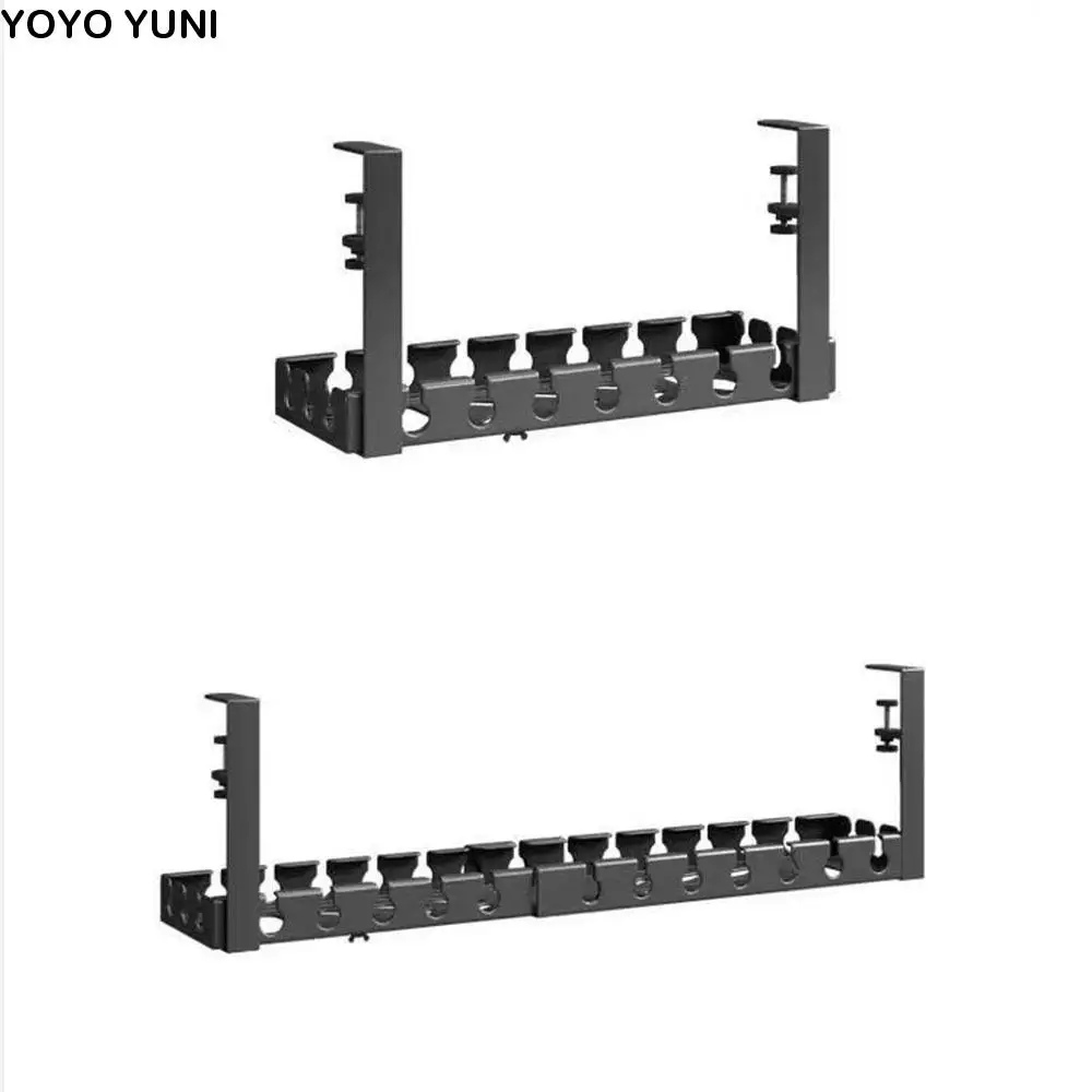 Extendable Under Desk Cable Management Tray No Drilling Sturdy Cable Tray Space Saving Adjustable Clamps Cord Hider Raceway
Extendable Under Desk Cable Management Tray No Drilling Sturdy Cable Tray Space Saving Adjustable Clamps Cord Hider Raceway