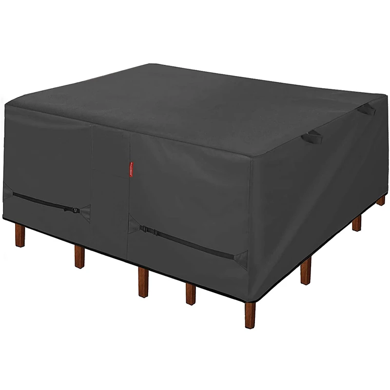 Factory Customized High-quality Heavy Duty Waterproof Garden Outdoor Furniture Cover Rectangle Patio Black Table Cover
Factory Customized High-quality Heavy Duty Waterproof Garden Outdoor Furniture Cover Rectangle Patio Black Table Cover