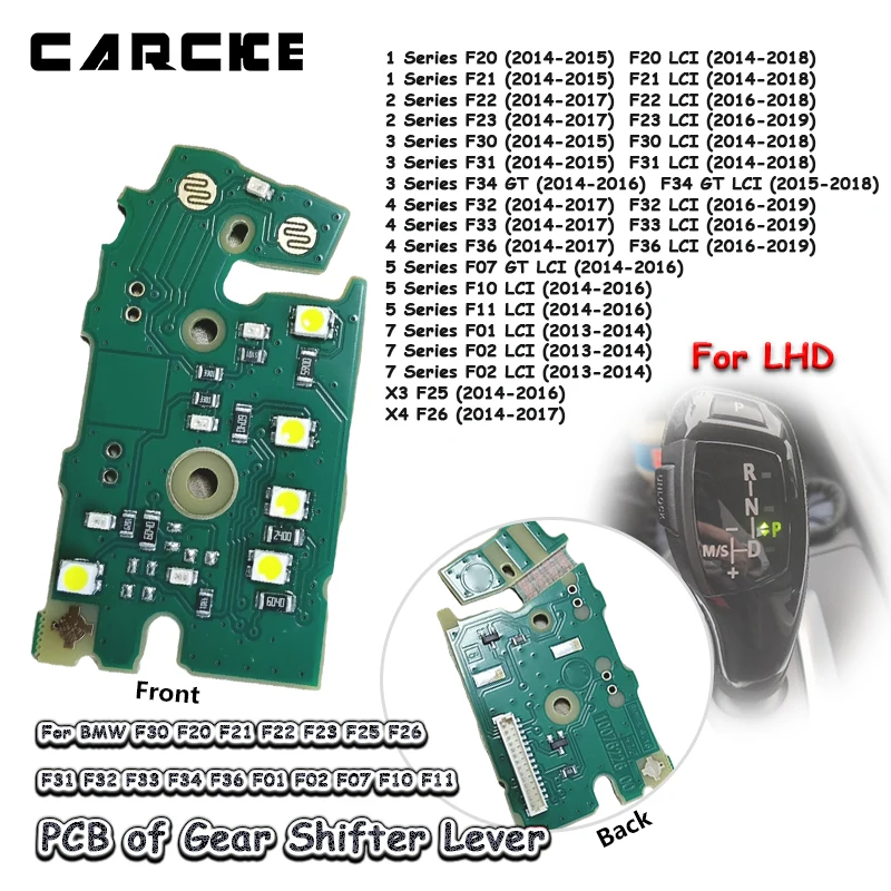 F30 Panel Circuit Board Button of Gear Knob Accessories for BMW Car F10 LED Gear Shifter Lever Repair Kit F20 F26 F36 F03
F30 Panel Circuit Board Button of Gear Knob Accessories for BMW Car F10 LED Gear Shifter Lever Repair Kit F20 F26 F36 F03