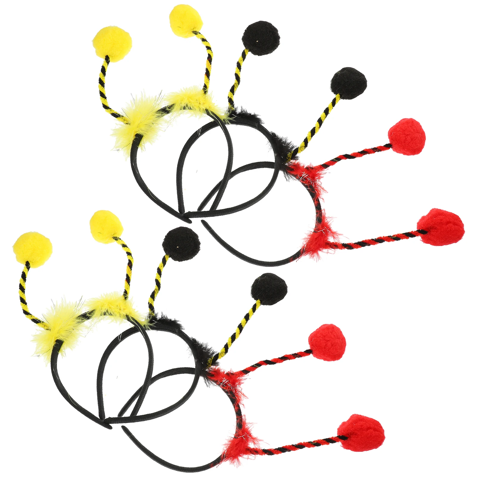 6 Pcs Creative Antenna Headband Puffer Ball Hairband Bee Style Hair Accessory Party Props Yellow Red Black Halloween Costume
6 Pcs Creative Antenna Headband Puffer Ball Hairband Bee Style Hair Accessory Party Props Yellow Red Black Halloween Costume