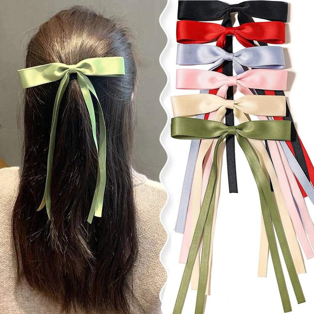 Colorful Ribbon Bow Tassel Hair Clips Girls Sweet Bowknot Duckbill Hairpins Party Performance Headwear Hair Styling Tools
Colorful Ribbon Bow Tassel Hair Clips Girls Sweet Bowknot Duckbill Hairpins Party Performance Headwear Hair Styling Tools