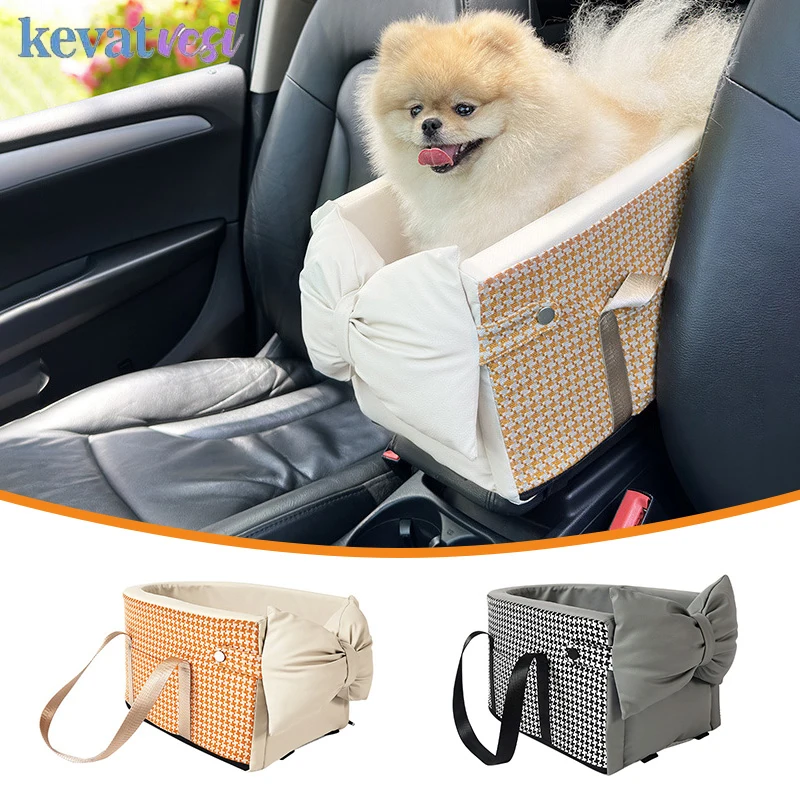 Portable Dog Car Seat Pet Travel Transport Bag for Cats Small Dogs Car Central Dog Car Seat Bed Cute Pet Car Seat with Bow
Portable Dog Car Seat Pet Travel Transport Bag for Cats Small Dogs Car Central Dog Car Seat Bed Cute Pet Car Seat with Bow