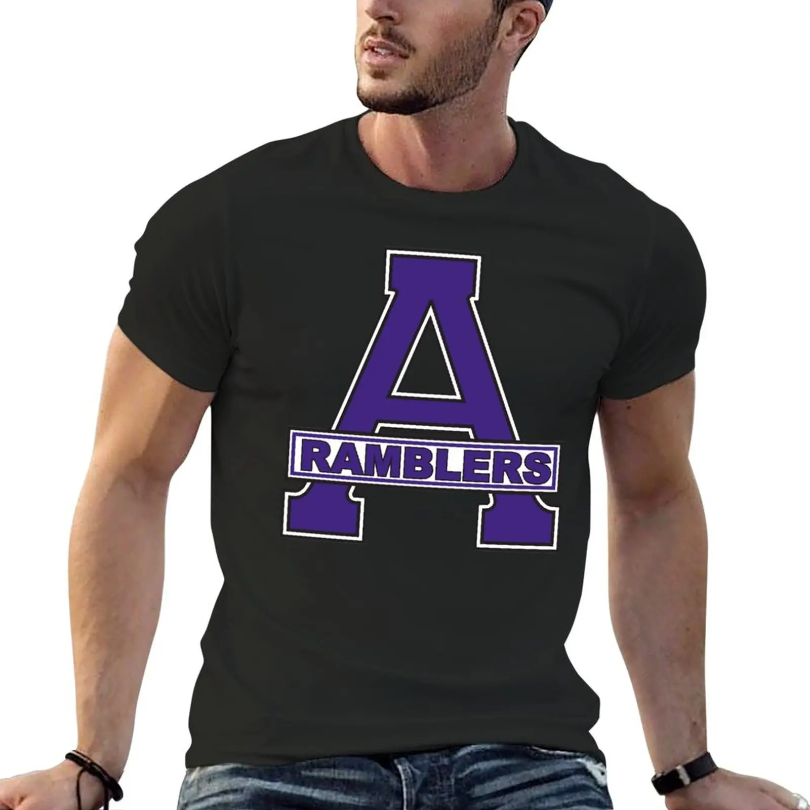 Amherst Ramblers T-Shirt graphic tee shirt plus sizes vintage Men's cotton t-shirt 
Amherst Ramblers T-Shirt graphic tee shirt plus sizes vintage Men's cotton t-shirt