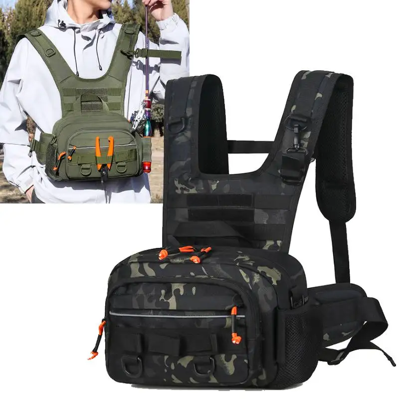 Men Multifunctional Chest Bag Nylon Wear-resistance Waterproof LUYA Vest Bags Outdoors Sports Tactic Waist Bag Vest Backpack
Men Multifunctional Chest Bag Nylon Wear-resistance Waterproof LUYA Vest Bags Outdoors Sports Tactic Waist Bag Vest Backpack