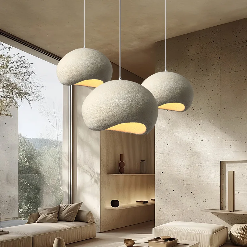 Japanese-style house silent wind handmade paper art chandelier log frame minimalist living room tea room atmosphere light
Japanese-style house silent wind handmade paper art chandelier log frame minimalist living room tea room atmosphere light