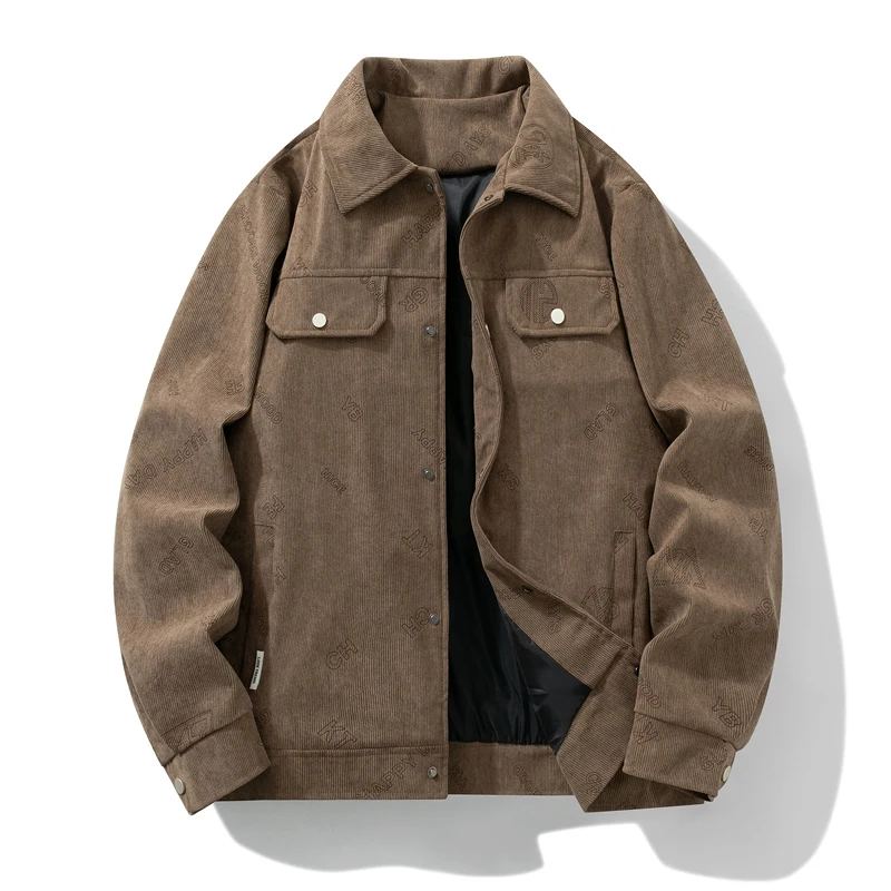 Men's Corduroy Jaet Vintage Mature Workwear Sle Spring Autumn Straight Hem Long Sve irt Collar Outerwear Coat
Men's Corduroy Jaet Vintage Mature Workwear Sle Spring Autumn Straight Hem Long Sve irt Collar Outerwear Coat