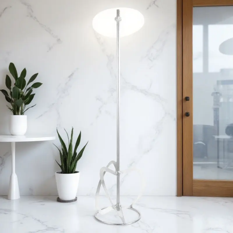 Steel Threaded Galvanized Mixing Paddle Drill Attachment Paint Mixer for DIY Epoxy Plaster Stirring Paint Stirring Rod
Steel Threaded Galvanized Mixing Paddle Drill Attachment Paint Mixer for DIY Epoxy Plaster Stirring Paint Stirring Rod