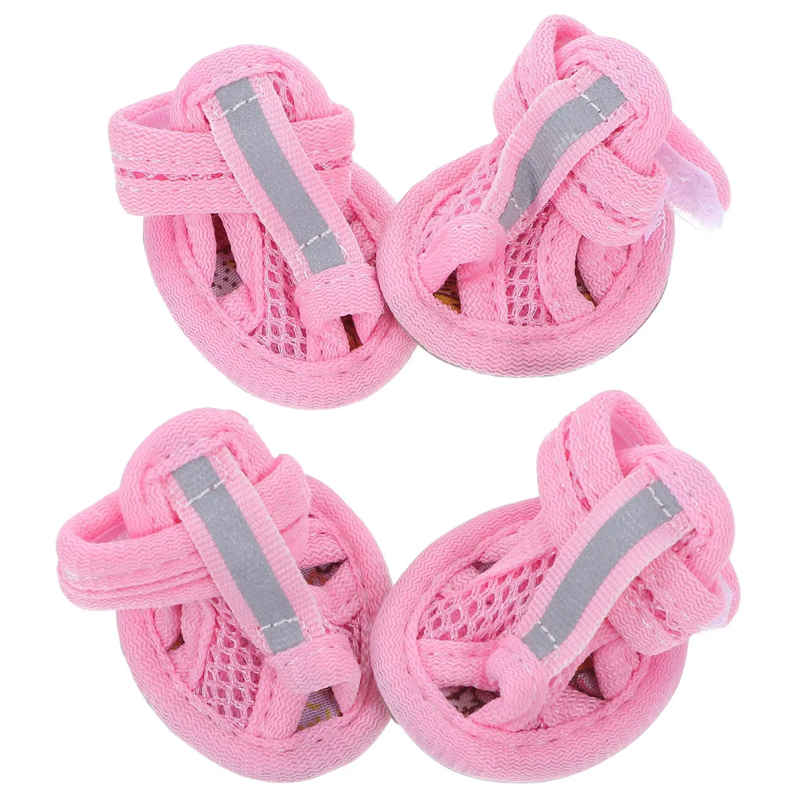 4 Pcs Sandals Pet Booties for Dogs Paws Shoe Hot Pavement Breathable Boots Pink Shoes Summer
4 Pcs Sandals Pet Booties for Dogs Paws Shoe Hot Pavement Breathable Boots Pink Shoes Summer