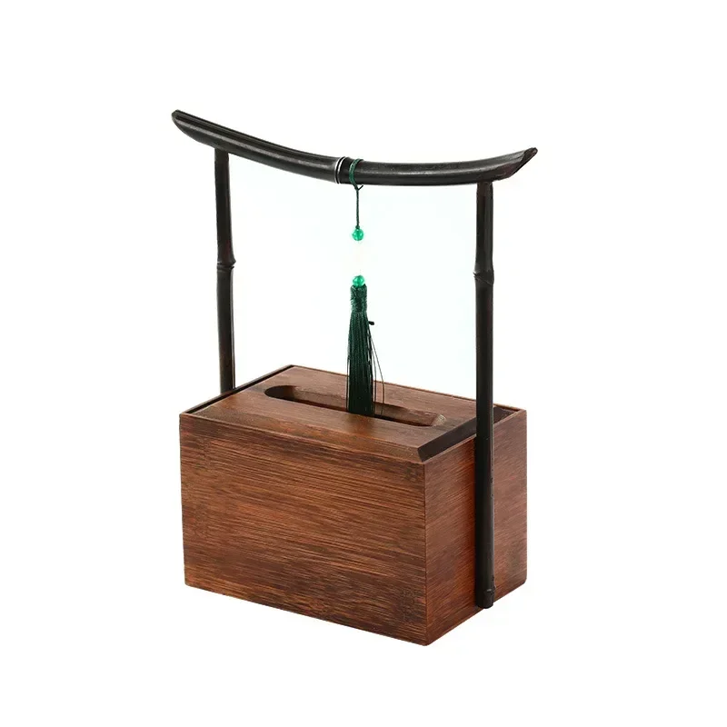 Bamboo portable tissue box Tea restaurant storage box Chinese bamboo rectangle can carry simple household portable paper box
Bamboo portable tissue box Tea restaurant storage box Chinese bamboo rectangle can carry simple household portable paper box