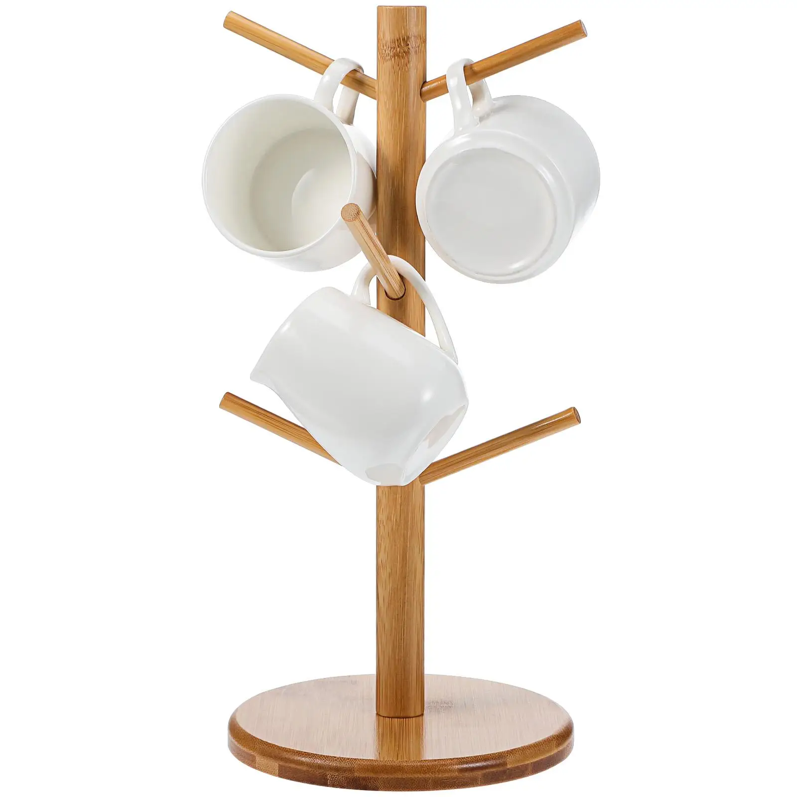 Bamboo Mug Tree Holder Round Kitchen Cup Rack Organizer Coffee Bar Stand Storage Mug Shelf Rack Countertop
Bamboo Mug Tree Holder Round Kitchen Cup Rack Organizer Coffee Bar Stand Storage Mug Shelf Rack Countertop