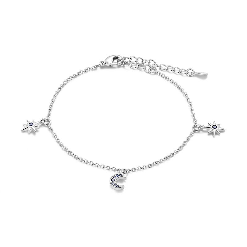 Boutique 925 Sterling Silver Celestial Star Moon Adjustable Bracelet Jewelry Homemade Personalized Bracelet Making
Boutique 925 Sterling Silver Celestial Star Moon Adjustable Bracelet Jewelry Homemade Personalized Bracelet Making