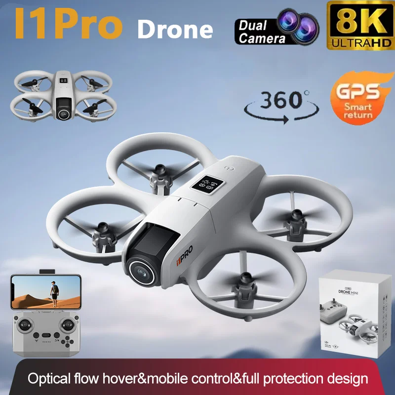 НОВЫЙ i1PRO Мини-дрон 8K HD с двойной камерой, воздушная интеллектуальная антенна для предотвращения препятствий, оптический поток, четырехосный радиоуправляемый дрон 10000M
НОВЫЙ i1PRO Мини-дрон 8K HD с двойной камерой, воздушная интеллектуальная антенна для предотвращения препятствий, оптический поток, четырехосный радиоуправляемый дрон 10000M
