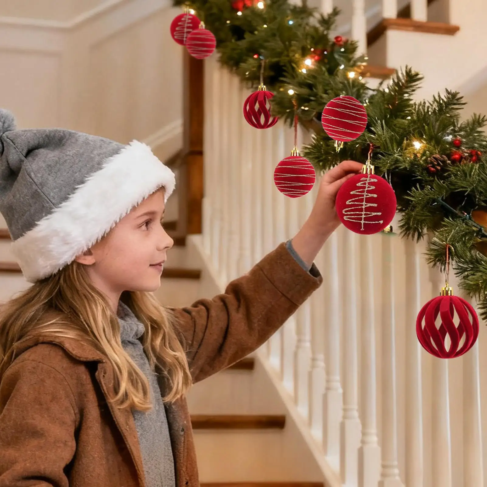 35pcs Flocked Christmas Velvet Ball Pendant Reusable Shatterproof Xmas Tree Hanging Ball Ornaments New Year Christmas Decoration
35pcs Flocked Christmas Velvet Ball Pendant Reusable Shatterproof Xmas Tree Hanging Ball Ornaments New Year Christmas Decoration