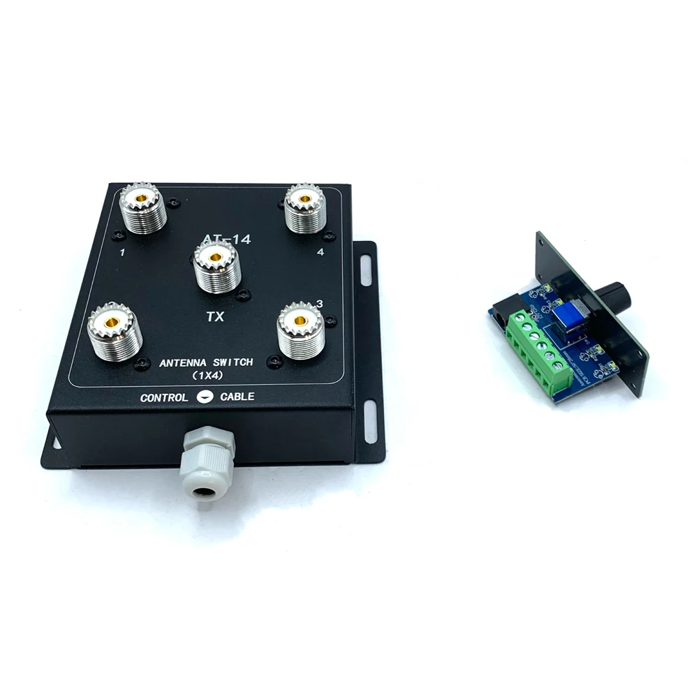 4-Way Coax Remote Antenna Switch Antenna Signal Switch 1.8-60MHz Antenna Splitter Switch RF Antenna Switch for Radio Stations
4-Way Coax Remote Antenna Switch Antenna Signal Switch 1.8-60MHz Antenna Splitter Switch RF Antenna Switch for Radio Stations