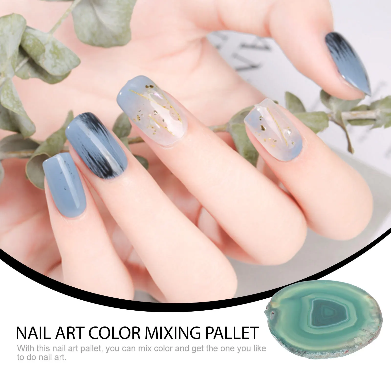 1Pcs Nail Art Color Mixing Pallet Durable Manicure Tray Nail Polish Foundation Lipstick Pigment Mixing Tool Manicure Pallet
1Pcs Nail Art Color Mixing Pallet Durable Manicure Tray Nail Polish Foundation Lipstick Pigment Mixing Tool Manicure Pallet