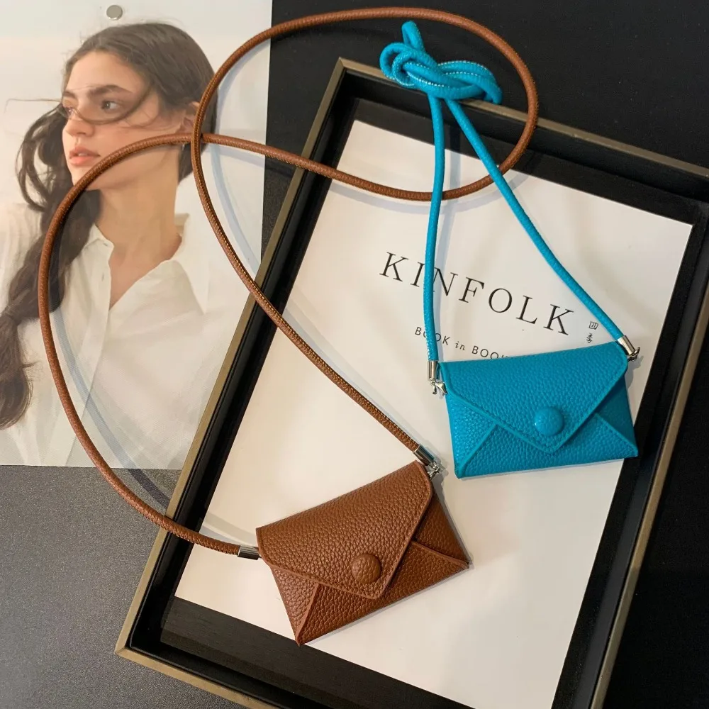 New Mini Storage Pouch Necklace Solid Color Waist Bag Multifunctional PU Leather Coin Purse
New Mini Storage Pouch Necklace Solid Color Waist Bag Multifunctional PU Leather Coin Purse