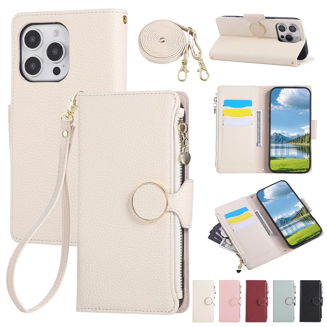 Luxury Crossbody Strap Elegant Leather Card Slot Zipper Wallet Case For iPhone 11 12 13 14 15 16 Pro Max Plus Purse Phone Cover
Luxury Crossbody Strap Elegant Leather Card Slot Zipper Wallet Case For iPhone 11 12 13 14 15 16 Pro Max Plus Purse Phone Cover