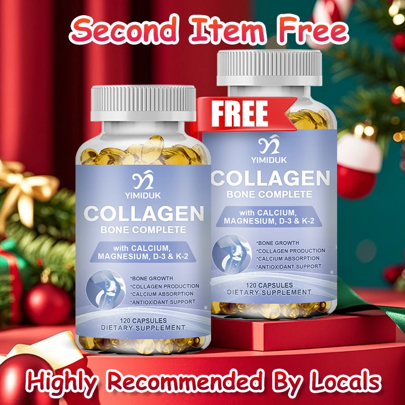 Collagen Bone Complete Supplement, with Vitamin C, for Boost Energy & Metabolism, Bone Growth, Improve Immunity, Men & Women
Collagen Bone Complete Supplement, with Vitamin C, for Boost Energy & Metabolism, Bone Growth, Improve Immunity, Men & Women