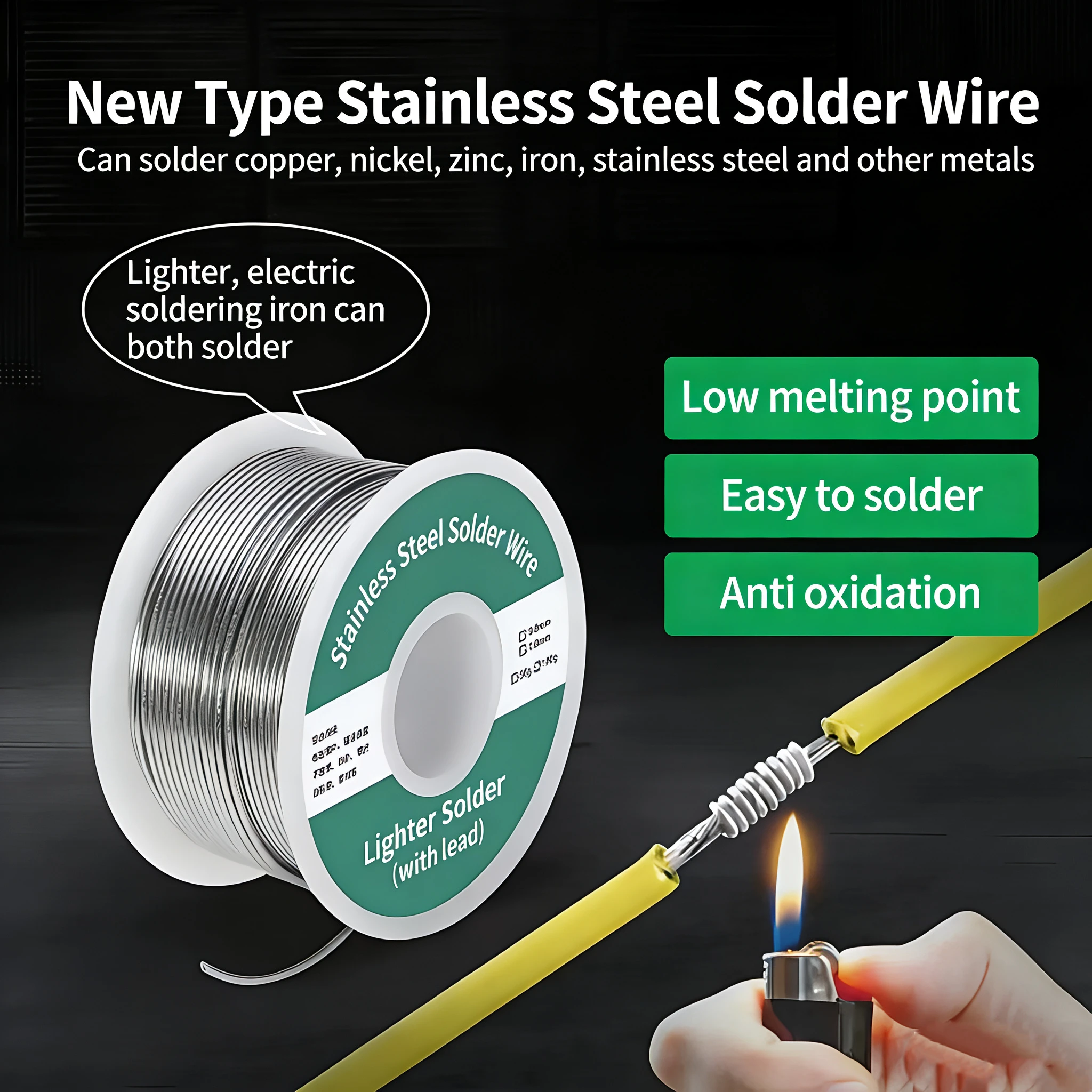 0.8mm 1.0mm 20g 50g 100g Soldering Tin Wire Tin Melt Rosin Core Solder Soldering Wire Roll No-clean FLUX 2.0% Lead-free Solder
0.8mm 1.0mm 20g 50g 100g Soldering Tin Wire Tin Melt Rosin Core Solder Soldering Wire Roll No-clean FLUX 2.0% Lead-free Solder