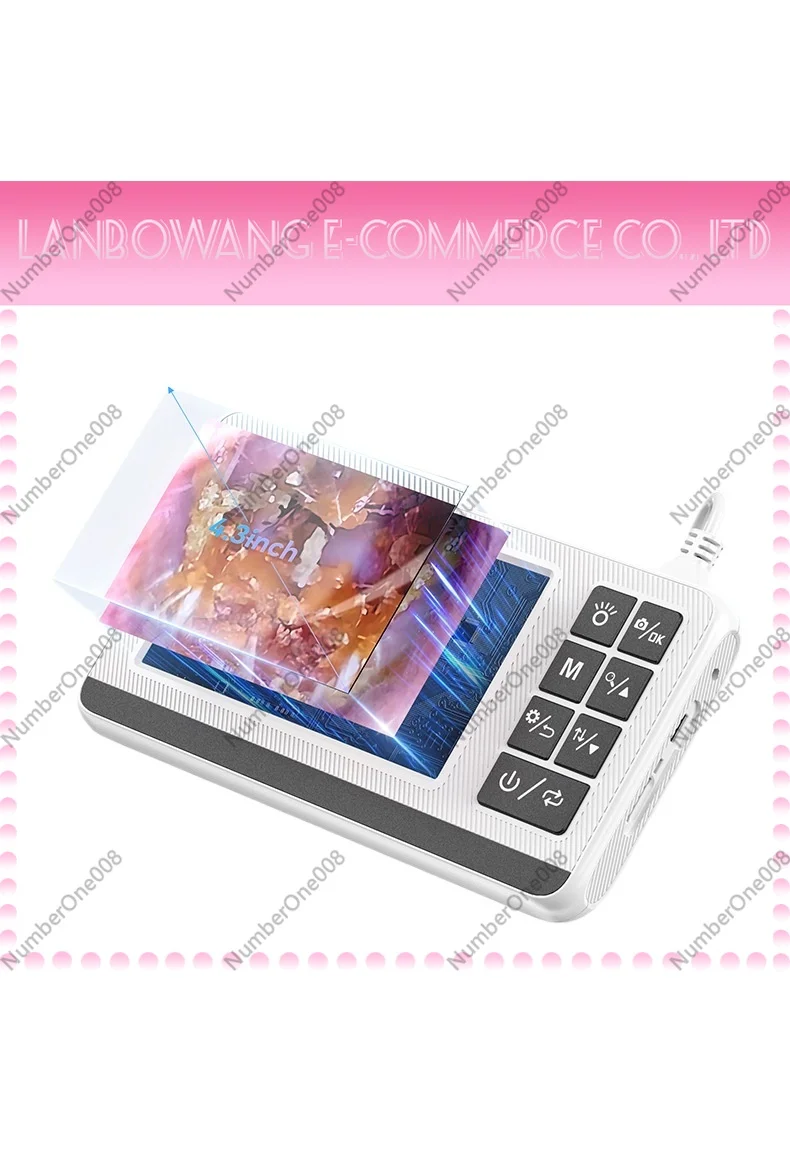 HD Visual Ear Pick with Screen, Video Earwax Removal Tool Endoscopic Ear Spoon for Cleaning Technician Salon Clinic
HD Visual Ear Pick with Screen, Video Earwax Removal Tool Endoscopic Ear Spoon for Cleaning Technician Salon Clinic