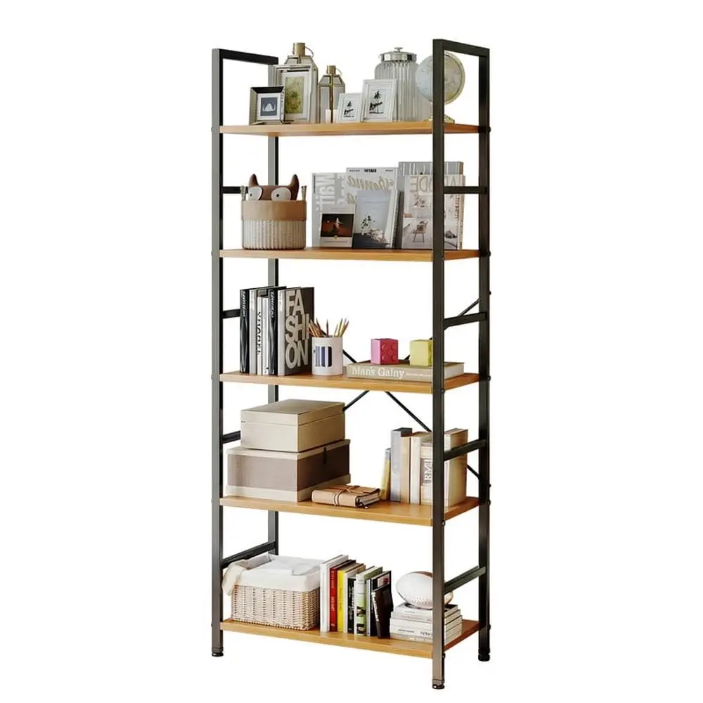 5 Tier Bookshel, ree Standing Shel, Bookcase Shel Storage Organizer, Industrial Book Shelves or Home Oice, Living Room, Kitchen,
5 Tier Bookshel, ree Standing Shel, Bookcase Shel Storage Organizer, Industrial Book Shelves or Home Oice, Living Room, Kitchen,