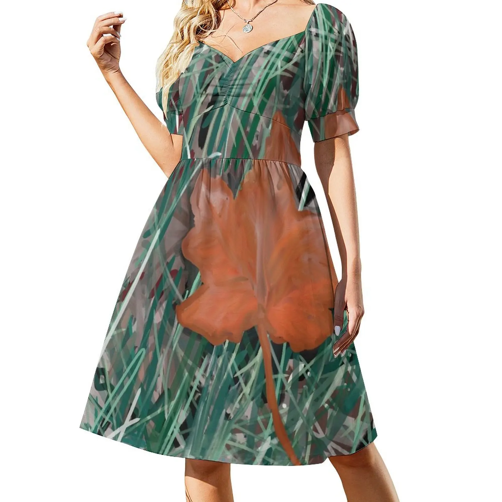 Fall Maple Leaf Short-Sleeved Dress luxury woman evening dress dresses with long sleeves dresses for prom
Fall Maple Leaf Short-Sleeved Dress luxury woman evening dress dresses with long sleeves dresses for prom