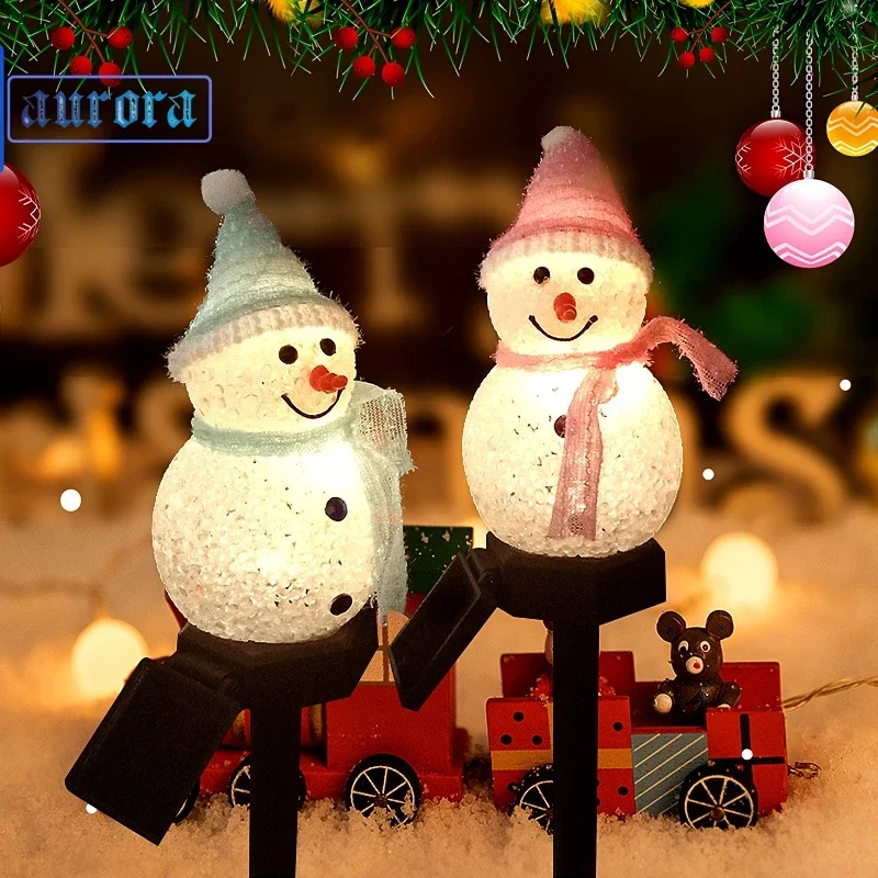 Christma Snowman LED Light Solar Outdoor Waterproof Garden Light Lawn Landscape Lighting Yard Fence Post Lamp for Holiday Decor
Christma Snowman LED Light Solar Outdoor Waterproof Garden Light Lawn Landscape Lighting Yard Fence Post Lamp for Holiday Decor