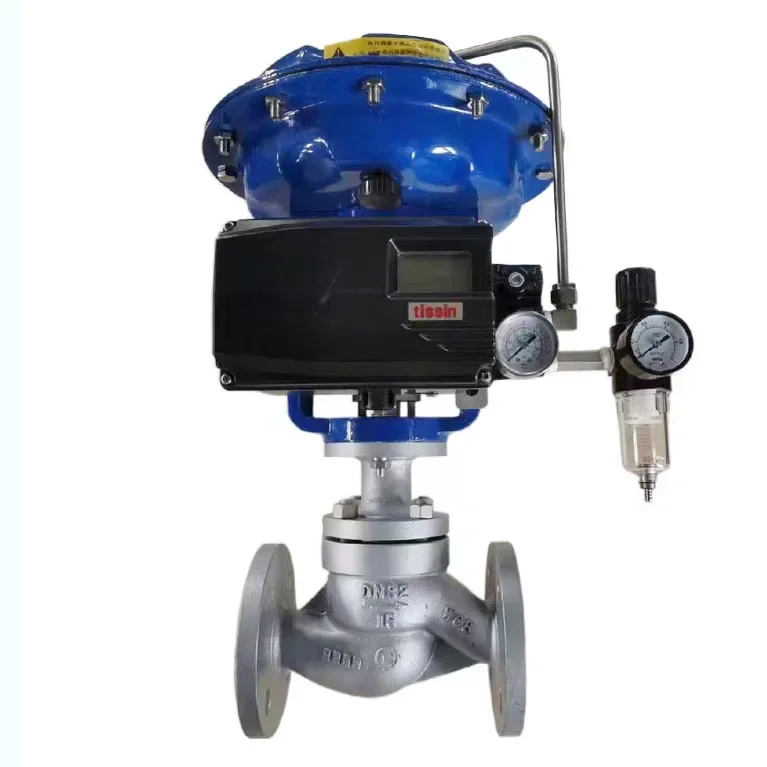 Pneumatic control valve, diaphragm single seat flange temperature explosion-proof steam control valve, DN20-DN200
Pneumatic control valve, diaphragm single seat flange temperature explosion-proof steam control valve, DN20-DN200