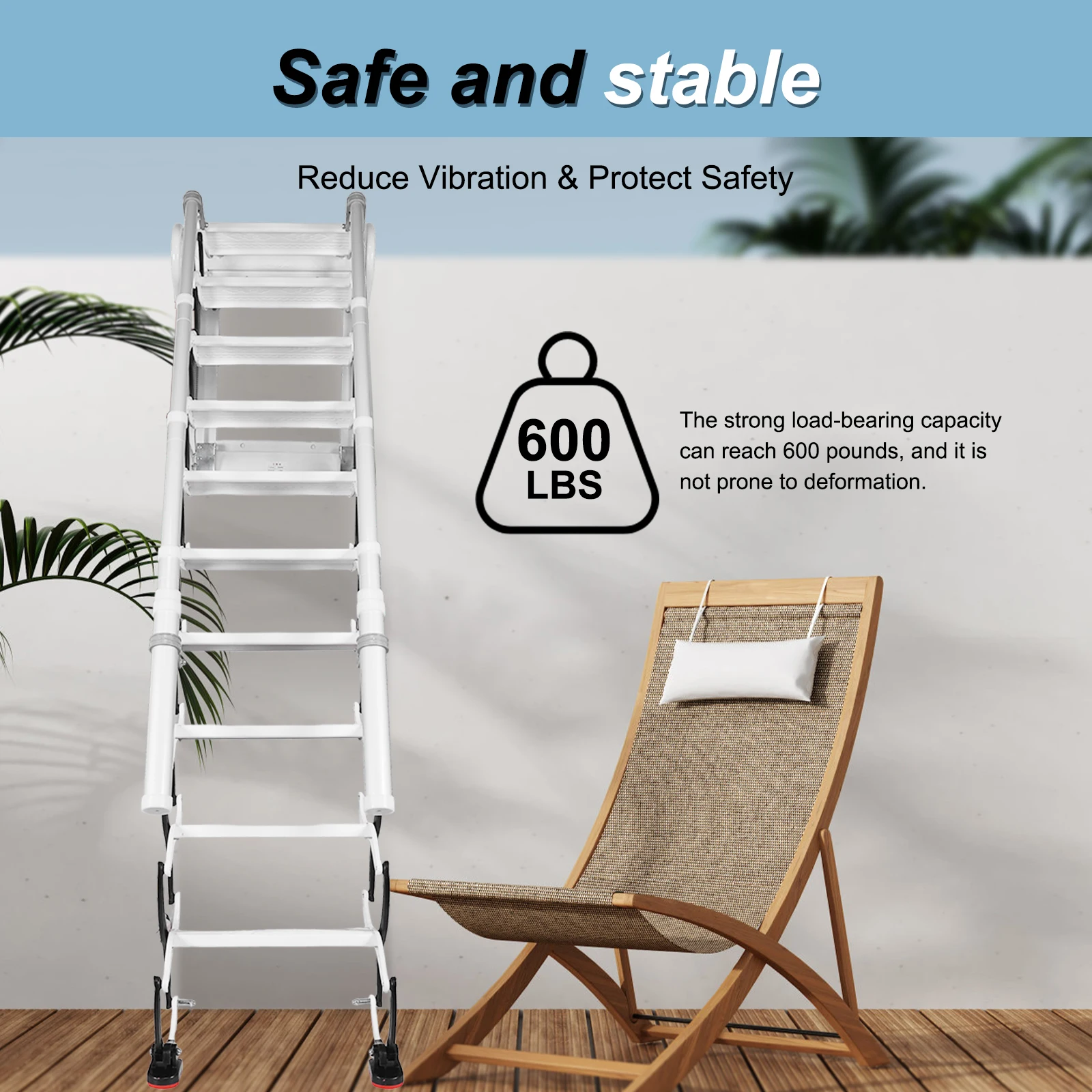 Wall-Mounted Folding Stairs with Handrails Collapsible Ladder Retractable Loft Ladder for Attic Basement Warehouse
Wall-Mounted Folding Stairs with Handrails Collapsible Ladder Retractable Loft Ladder for Attic Basement Warehouse