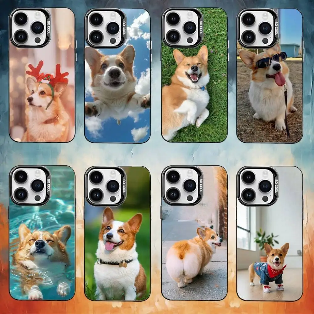 Lovely corgi Phone Case For iPhone17,16,15,14,13,12,11 Plus,Pro Max Black Candy Matte Shockproof Cover
Lovely corgi Phone Case For iPhone17,16,15,14,13,12,11 Plus,Pro Max Black Candy Matte Shockproof Cover