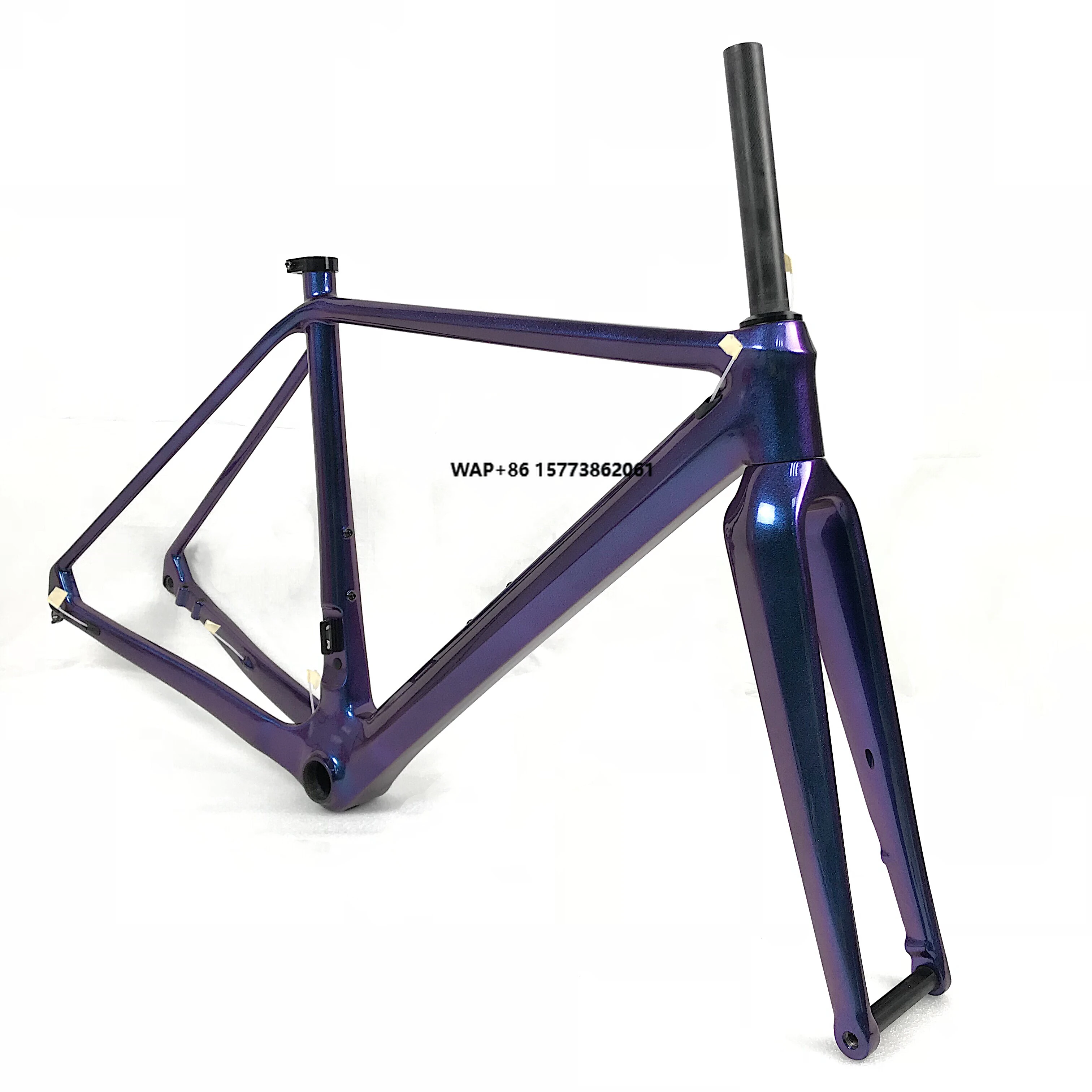 Gravel Bike Frame Carbon Disc Brake Bicycle Frame With Chameleon Painting
Gravel Bike Frame Carbon Disc Brake Bicycle Frame With Chameleon Painting