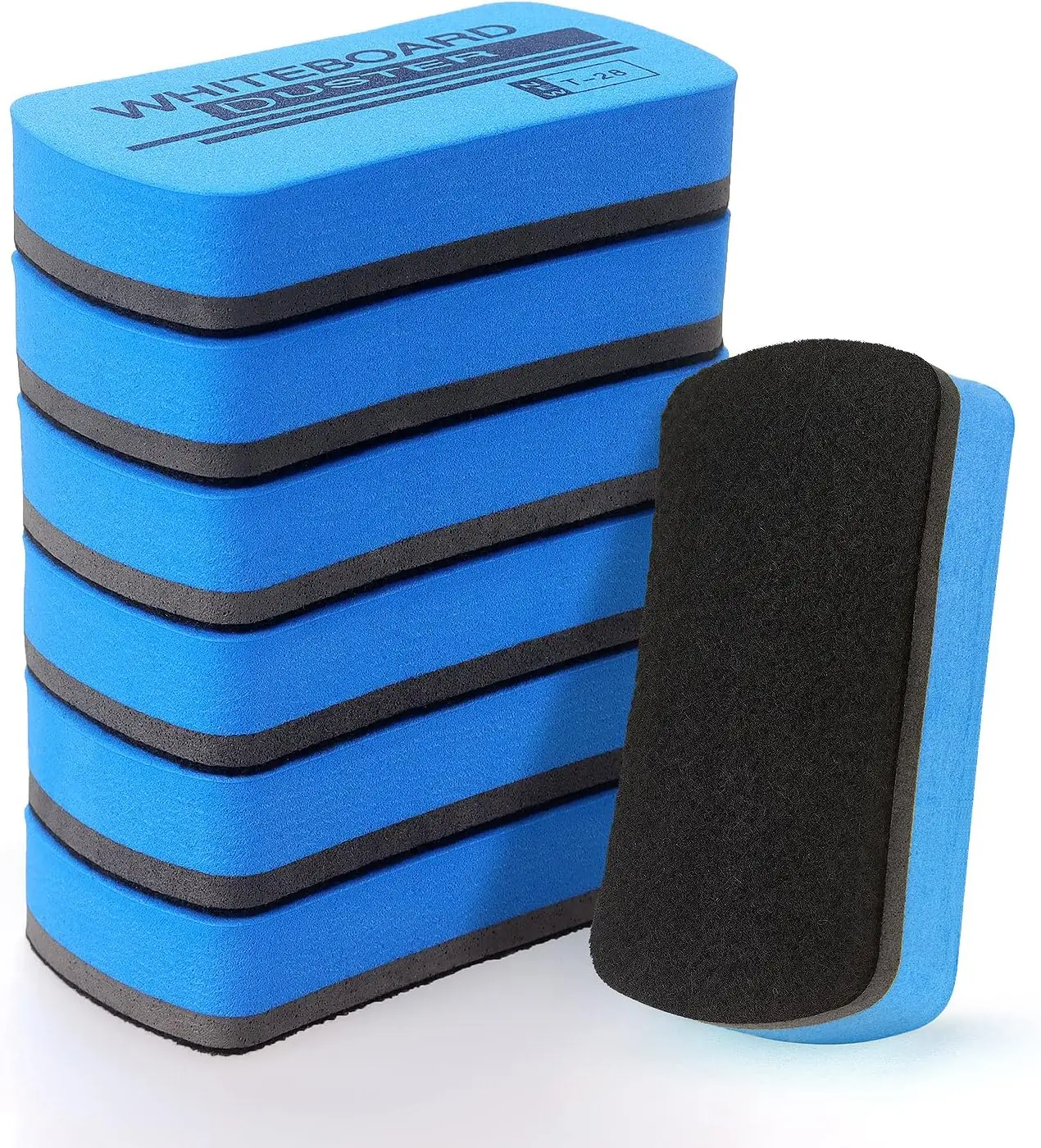 Magnetic Whiteboard Eraser 6 Pack, Dry Erase Erasers for Classroom, Home, Office with Strong Magnet, Blue
Magnetic Whiteboard Eraser 6 Pack, Dry Erase Erasers for Classroom, Home, Office with Strong Magnet, Blue