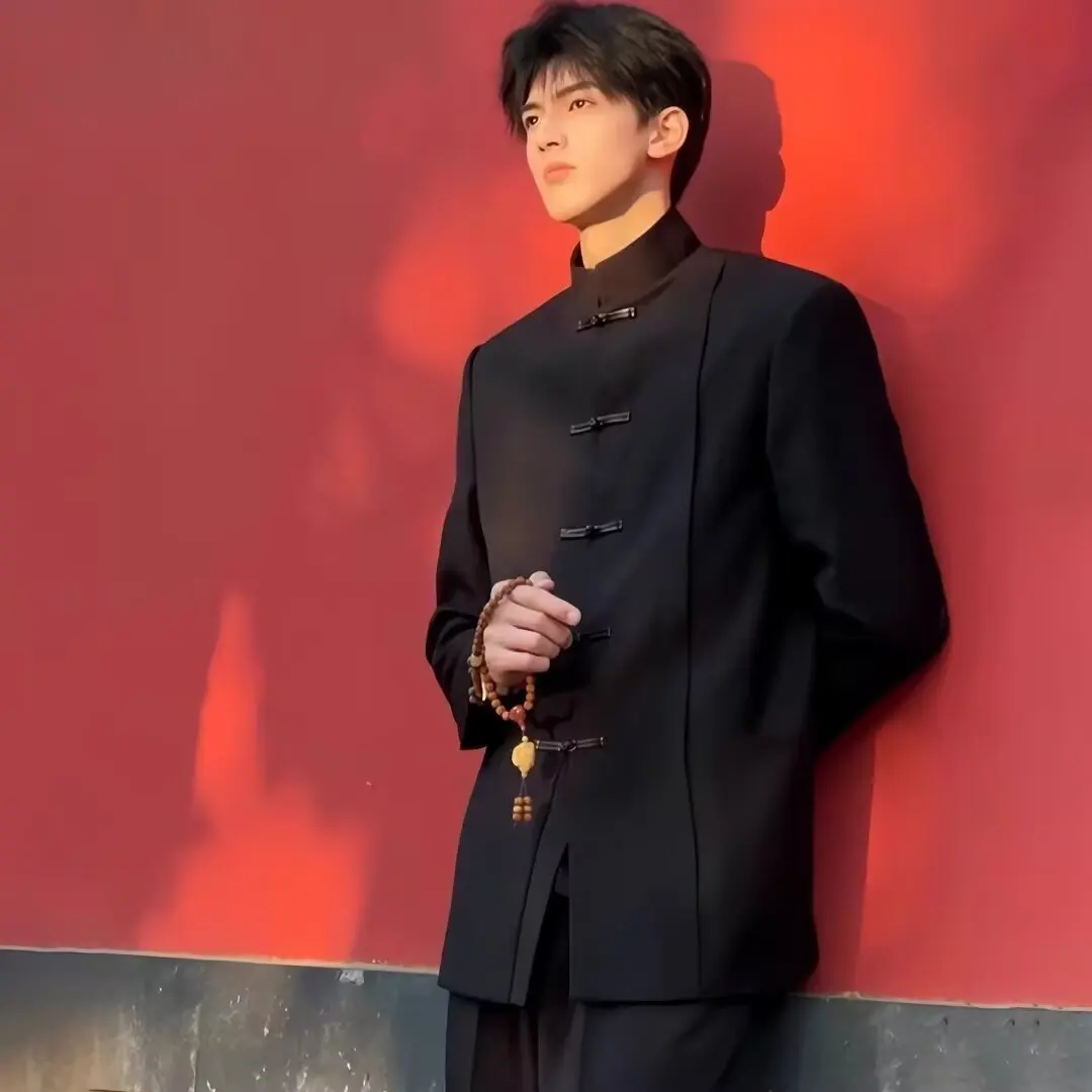 New Chinese Sle Men's Suit Jaet Spring Autumn High Sensation Haome Republic of China Student Clothing Zhongan Jaet...
New Chinese Sle Men's Suit Jaet Spring Autumn High Sensation Haome Republic of China Student Clothing Zhongan Jaet...