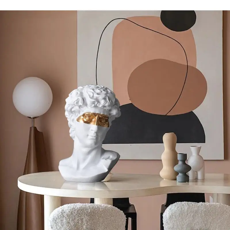 Gilded Marble Texture David Statue Mythology Character Resins Sculpture Desk Decoration Myth Figure Crafts Modern Home Decor
Gilded Marble Texture David Statue Mythology Character Resins Sculpture Desk Decoration Myth Figure Crafts Modern Home Decor