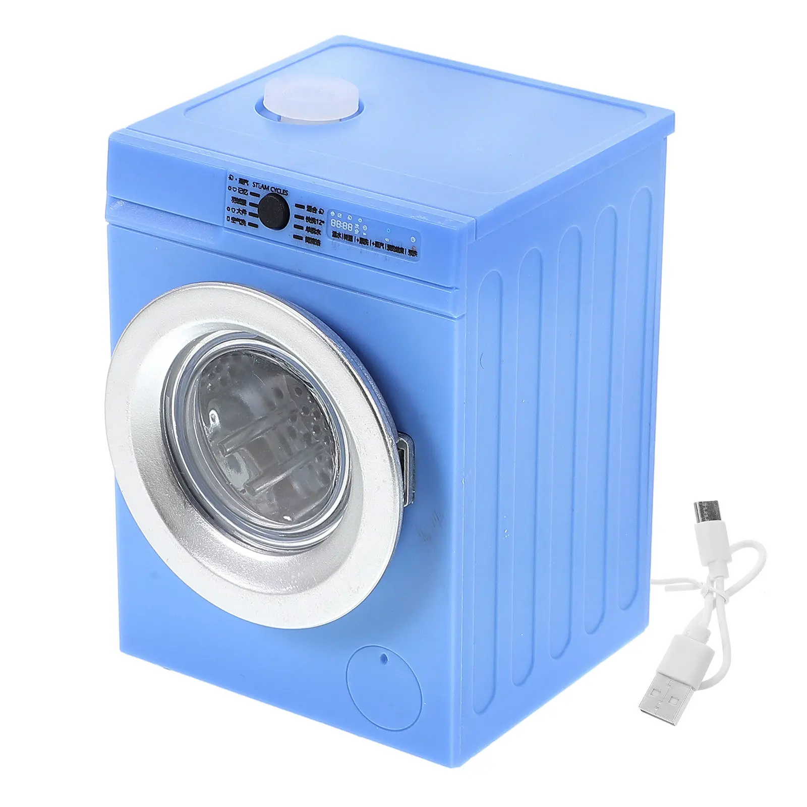 1:12 Scale Mini Washing Machine Dollhouse Accessory Rotating Drum Rechargeable Function Lifelike Mini Appliance Interior Decor
1:12 Scale Mini Washing Machine Dollhouse Accessory Rotating Drum Rechargeable Function Lifelike Mini Appliance Interior Decor
