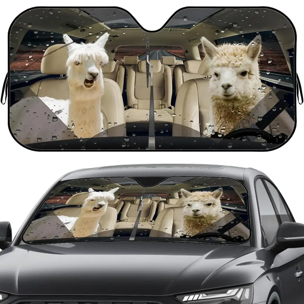 Солнцезащитный козырек Driving Alpacas, многоразовый, из алюминиевой фольги, для защиты от УФ-излучения и теплоизоляции, накидка-шторка на лобовое стекло
Солнцезащитный козырек Driving Alpacas, многоразовый, из алюминиевой фольги, для защиты от УФ-излучения и теплоизоляции, накидка-шторка на лобовое стекло