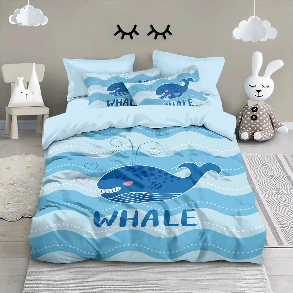 Marine creature blue duvet cover Antarctic Dolphin Bedding Set For Kids Boys Girls Cartoon Style King Twin Queen Size
Marine creature blue duvet cover Antarctic Dolphin Bedding Set For Kids Boys Girls Cartoon Style King Twin Queen Size